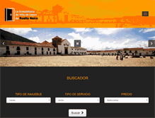 Tablet Screenshot of lainmobiliariadevilladeleyva.com